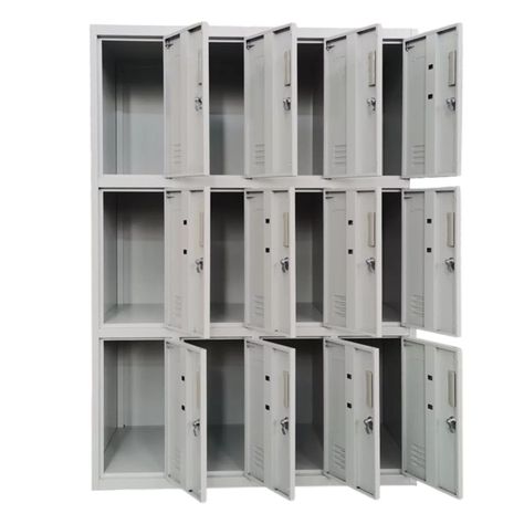 Locker Casillero Metálico 4 cuerpos 12 puertas-1