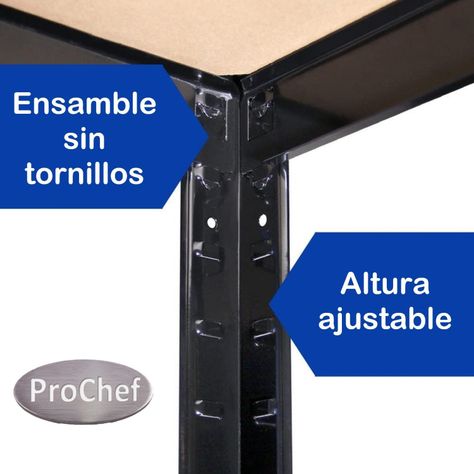 Estante Acero Pintado 70x30x150 cm 5 Band. 875 Kg-6
