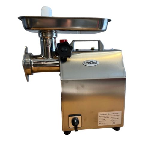 Moledora de carne industrial Ac. Inox. 120 kg/hora con Reversa-2