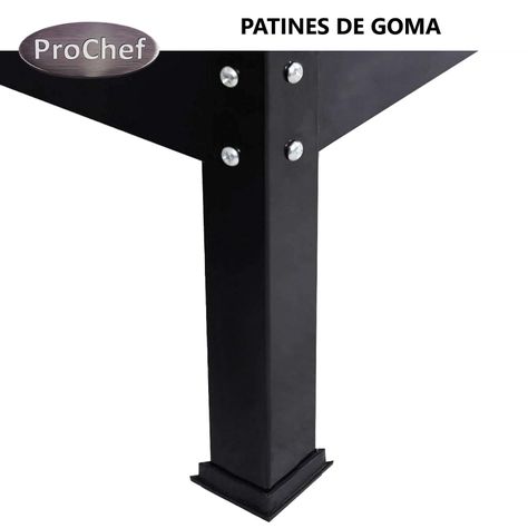 Mesón de Trabajo Acero y MDF 120x60x90 cm.-4