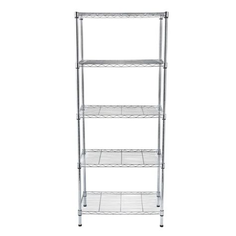 Estante 60x35x150 cm. Acero Cromado ProChef. Capacidad 200 kg.-2