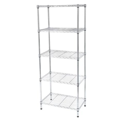 Estante 60x35x150 cm. Acero Cromado ProChef. Capacidad 200 kg.-1