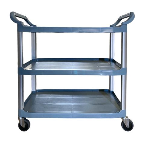 Carro Servicio  Grande XL 103x50x96  Gris-4