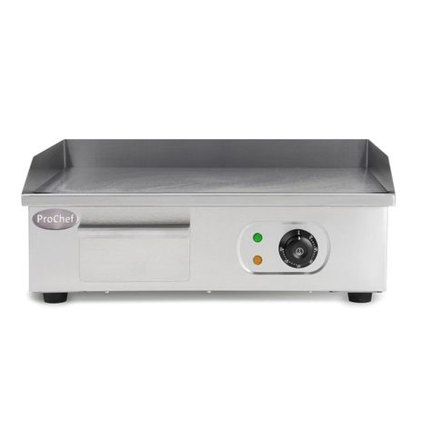 Plancha Churrasquera Eléctrica 55 x 35 cm. Ac Inox-1