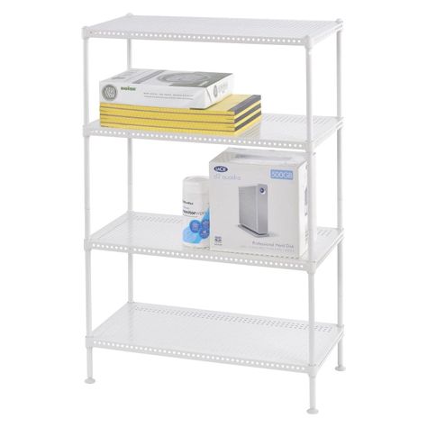 Estante Acero Perforado 4 Bandejas. 60x30x90 cm. Cap. 200 kg-1