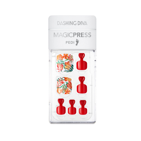Uñas press on Pedicura Dashing Diva MDR656P-0