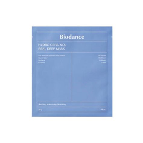 Mascarilla hidrogel Biodance con efecto calmante refrescante-0
