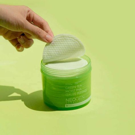 Discos exfoliantes Té Verde PHA Cosmética Coreana-3