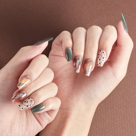 Uñas Press On Manicura Dashing Diva MDR2F043CF DD01-237-2