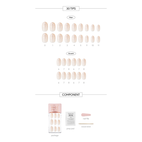 Uñas Press On Manicura Dashing Diva MDR2F069OL DD01-253-2