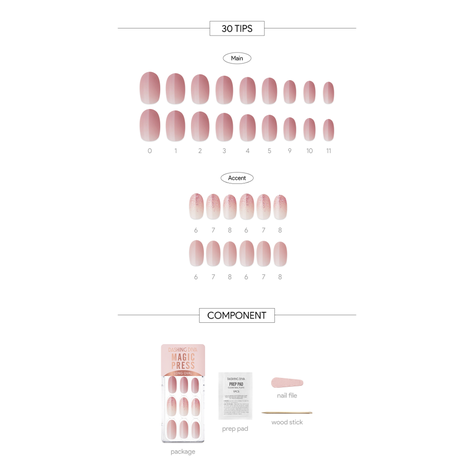 Uñas Press On Manicura Dashing Diva MDR2F057OL DD01-245-2