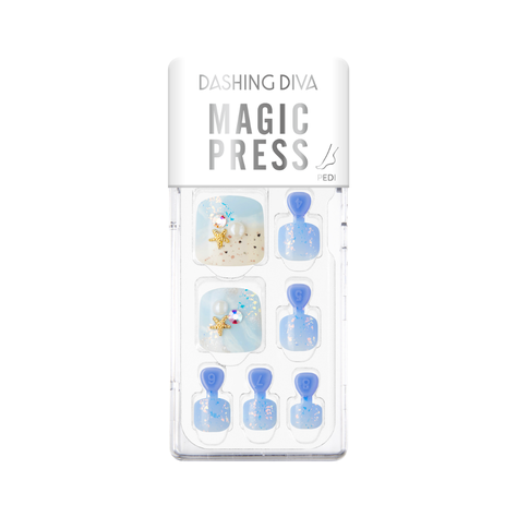 Uñas press on Pedicura Dashing Diva MDR1256P-0
