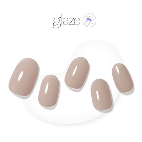 Glaze Semi-Cured Gel Nail: ZMC230N Soft Sand-1