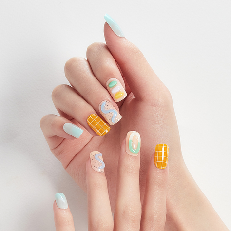Uñas press on Manicura Dashing Diva MDR1234SL-1