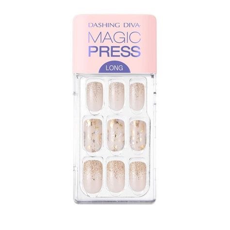 Magic Gel Press Manicure MDR717SL Square Long-Super Slim Fit-0