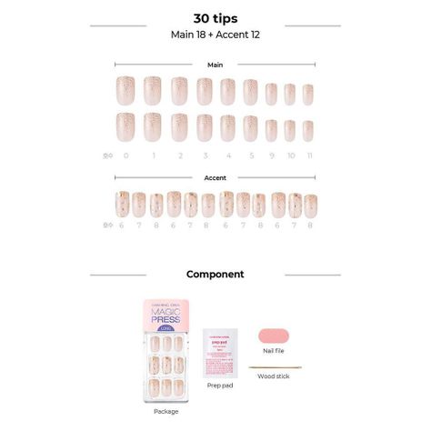 Magic Gel Press Manicure MDR717SL Square Long-Super Slim Fit-3