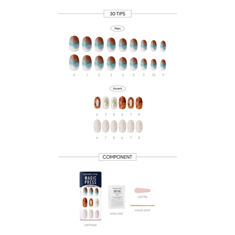 Uñas Press On Manicura Dashing Diva MDR2F041OL DD01-235-2