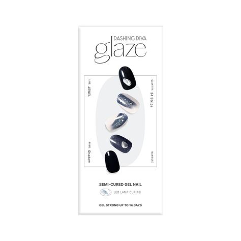 Glaze Semi-Cured Gel Nail: ZMJA028N_CN  Shadow-0