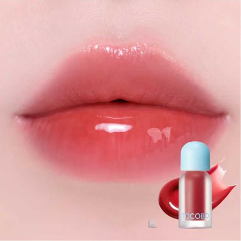 Aceite labial Tocobo tono coral rosado 05 Rosy Girl-1