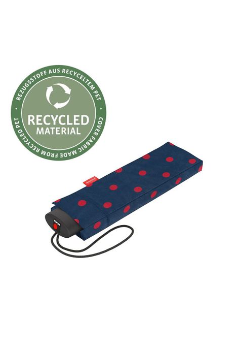 Paraguas Knirps+Reisenthel pocket mini - mixed dots red-1