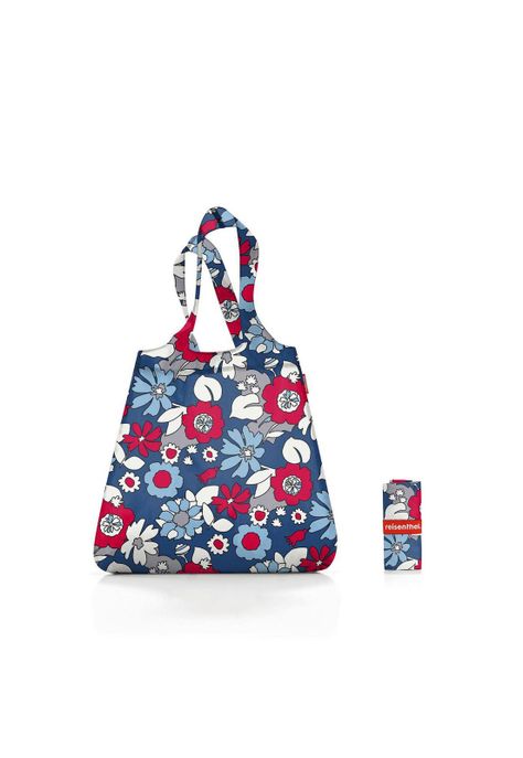 Bolsa de Compras mini maxi shopper - florist indigo-0