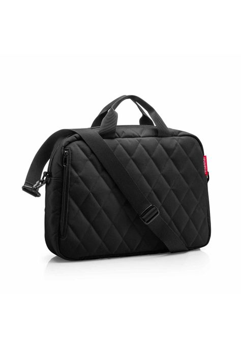 Bolso Computador - rhombus black-0