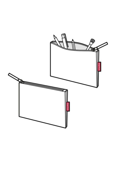 Estuche multiuso - rhombus light grey-3