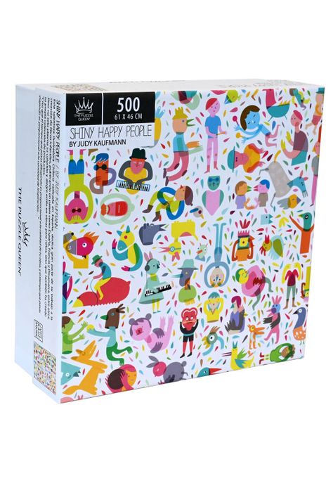 Puzzle Shiny Happy People 500 piezas-0