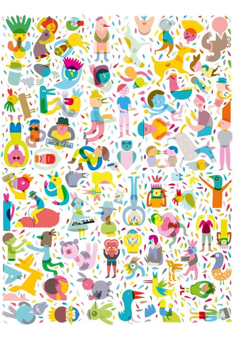 Puzzle Shiny Happy People 500 piezas-2