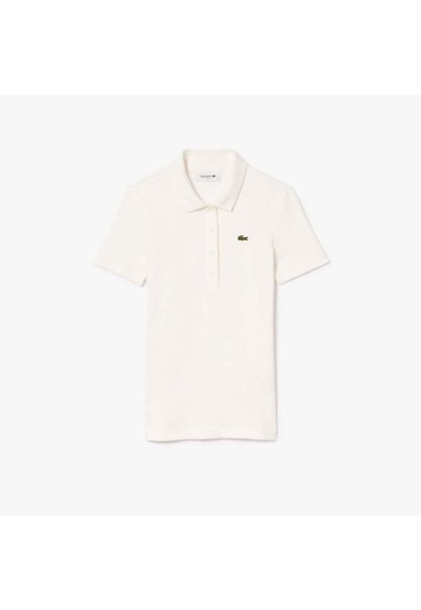 Polera Polo Algodón Mujer Lacoste DF5377 Negro-1