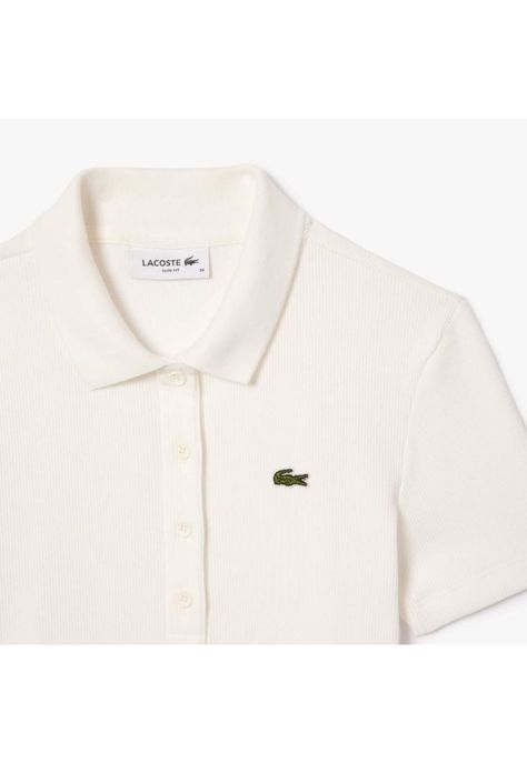 Polera Polo Algodón Mujer Lacoste DF5377 Negro-3