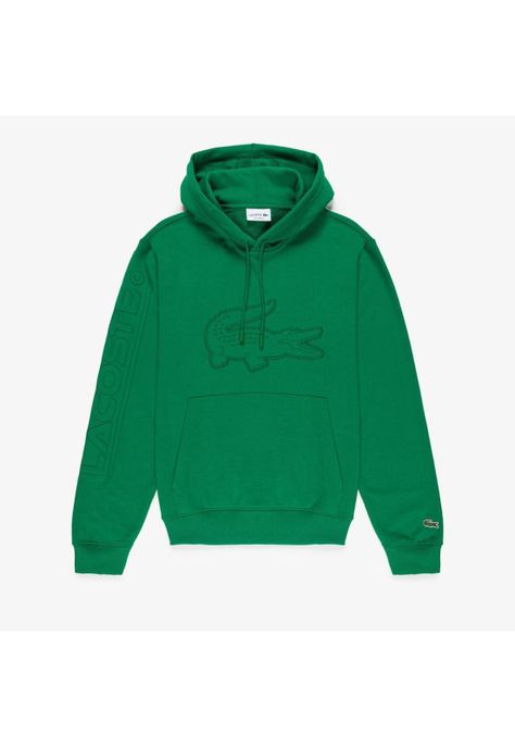Poleron Lacoste SH5108 Hombre Verde-0