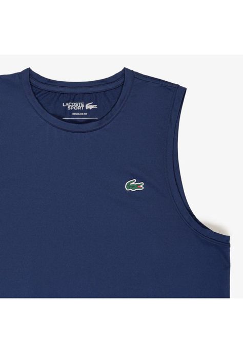 Polera Lacoste TH0903 Hombre Negro-1