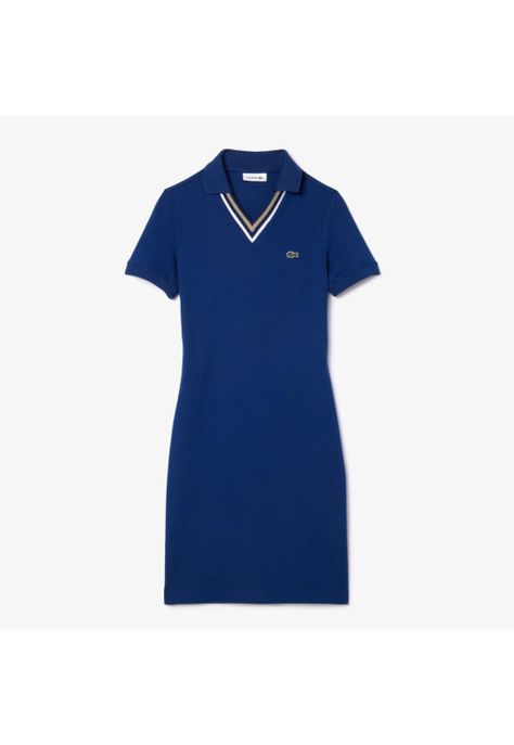 Vestido Lacoste EF088 Mujer Azul-0