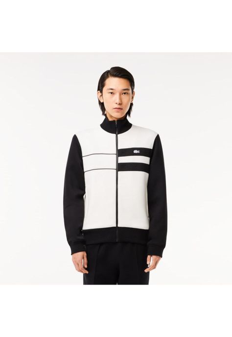 Poleron Lacoste SH7490 Hombre Blanco-0