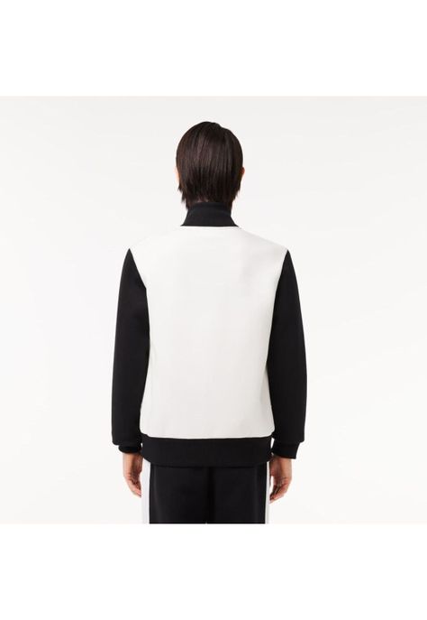 Poleron Lacoste SH7490 Hombre Blanco-1