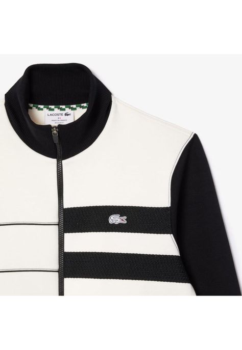 Poleron Lacoste SH7490 Hombre Blanco-4