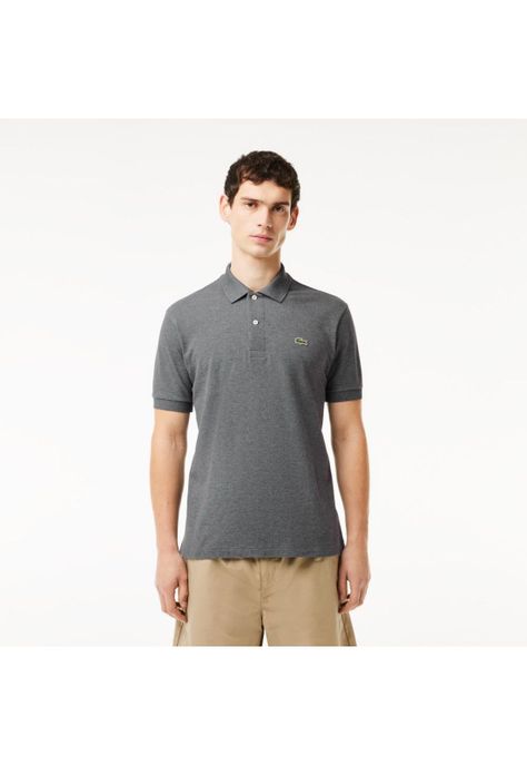 Polera Polo Lacoste L1264 Hombre Gris-0