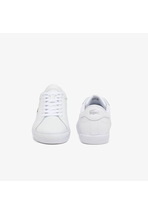 Zapatilla Urbana Hombre Cuero Powercourt Blanco Lacoste-4