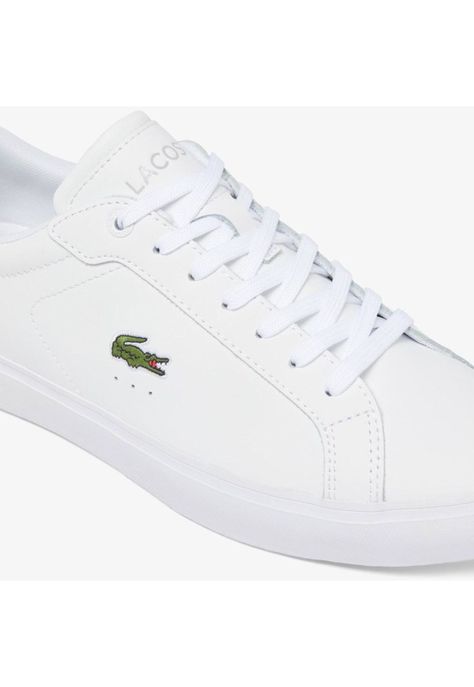Zapatilla Urbana Hombre Cuero Powercourt Blanco Lacoste-5