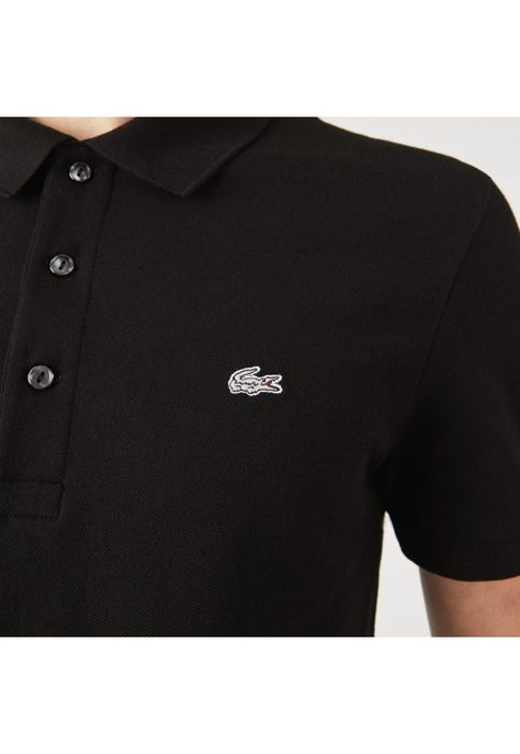 Polera Polo Lacoste PH4014 Hombre Negro-4