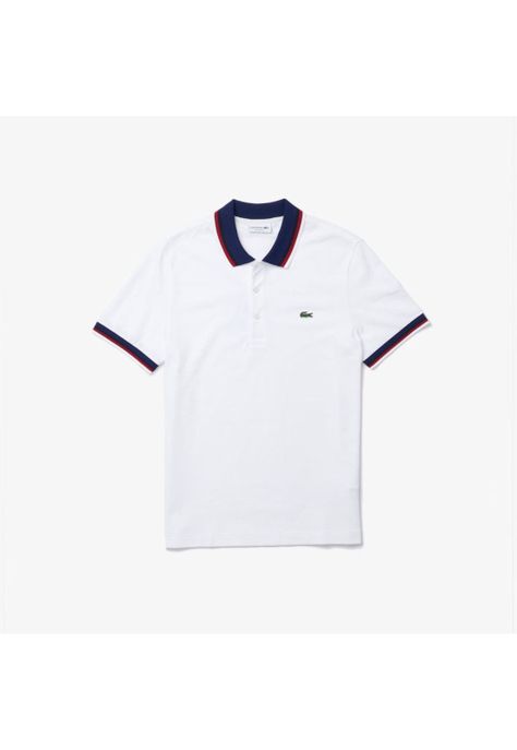 Polera Polo Lacoste PH3461 Hombre Blanco-2