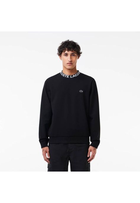 Polerón  Lacoste SH7473 Hombre Negro-0