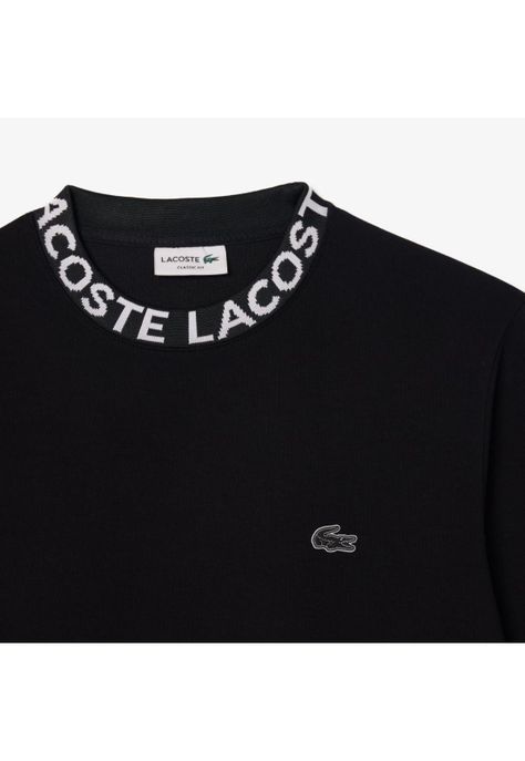 Polerón  Lacoste SH7473 Hombre Negro-3