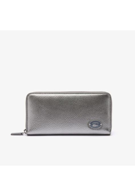 Billetera Mujer Lacoste NF3937 Plata-0