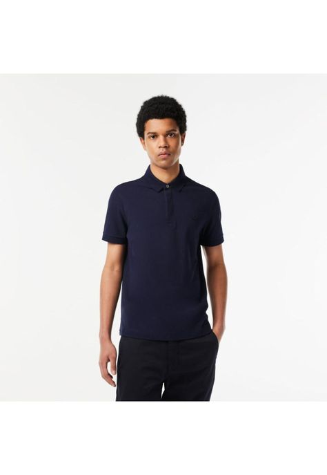 Polera Polo Algodón Hombre Lacoste PH5522 Azul-0