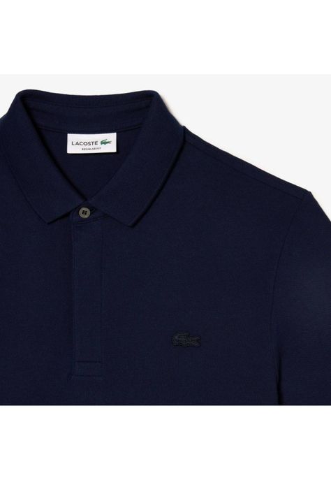 Polera Polo Algodón Hombre Lacoste PH5522 Azul-5