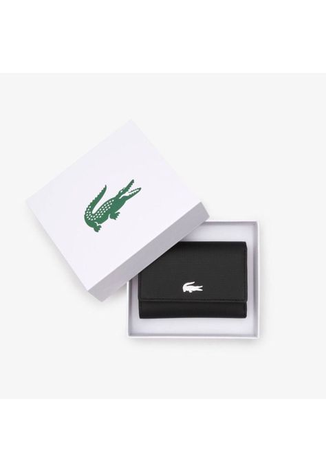 Billetera Mujer Lacoste NF4190 Negro-1