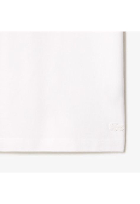 Polera Manga Corta Hombre Lacoste TH2861 Blanco-4