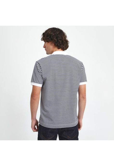 Polera Polo Manga Corta Hombre Lacoste PH9753 Blanco-1